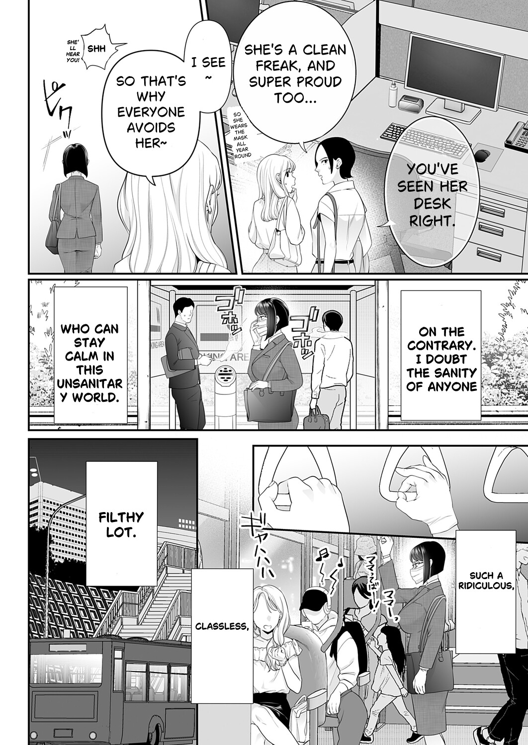 Hentai Manga Comic-Where I Belong? ~ Sullying a Hygenic, Masked Office Lady ~-Read-2